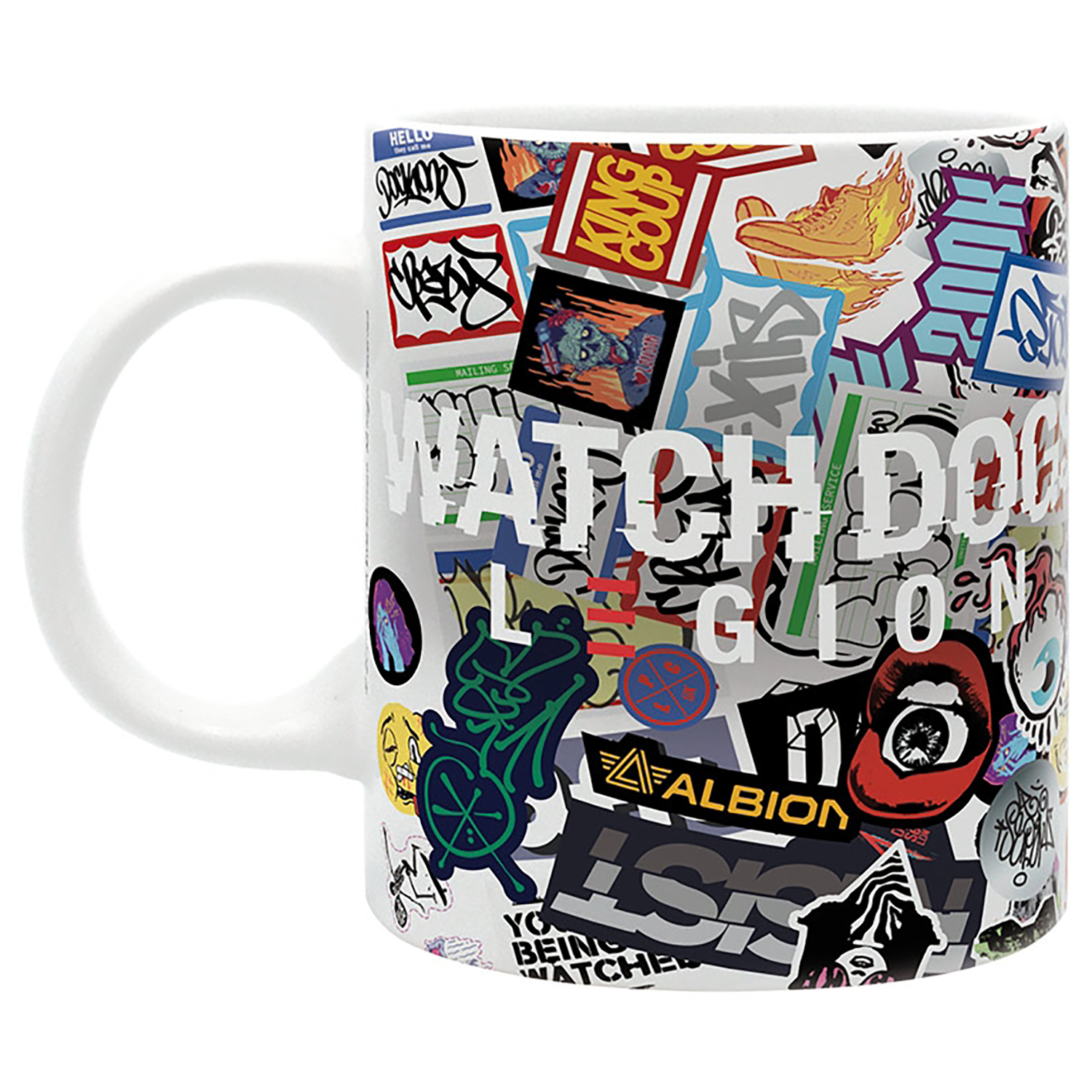 Кружка ABYStyle Watch Dogs 3 Legion Comics 320 ml ABYMUG814 - фото 3