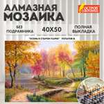 Алмазная мозаика Остров Сокровищ без подрамника 40x50 см