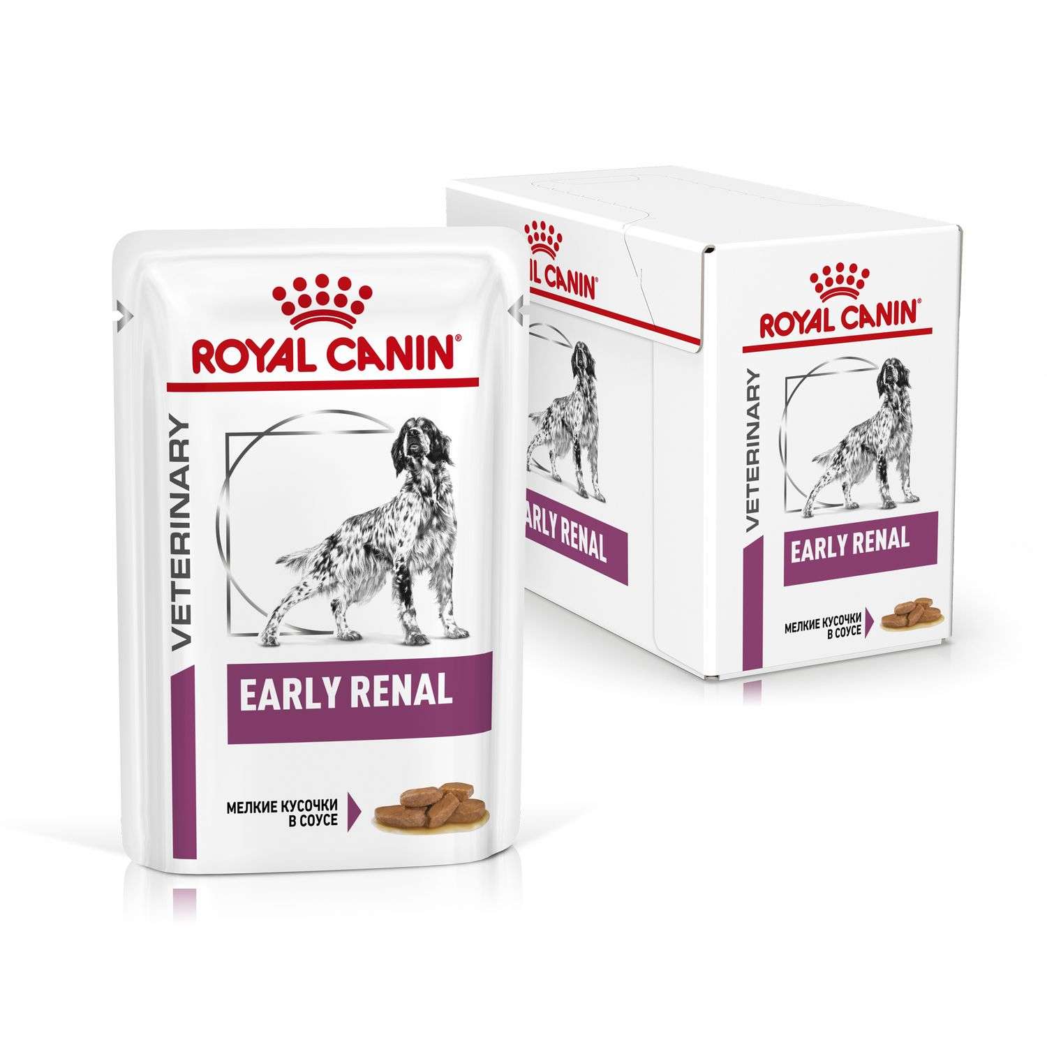 Корм для собак ROYAL CANIN Early Renal Canin при ранней стадии почечной недостаточности соус 100г - фото 2