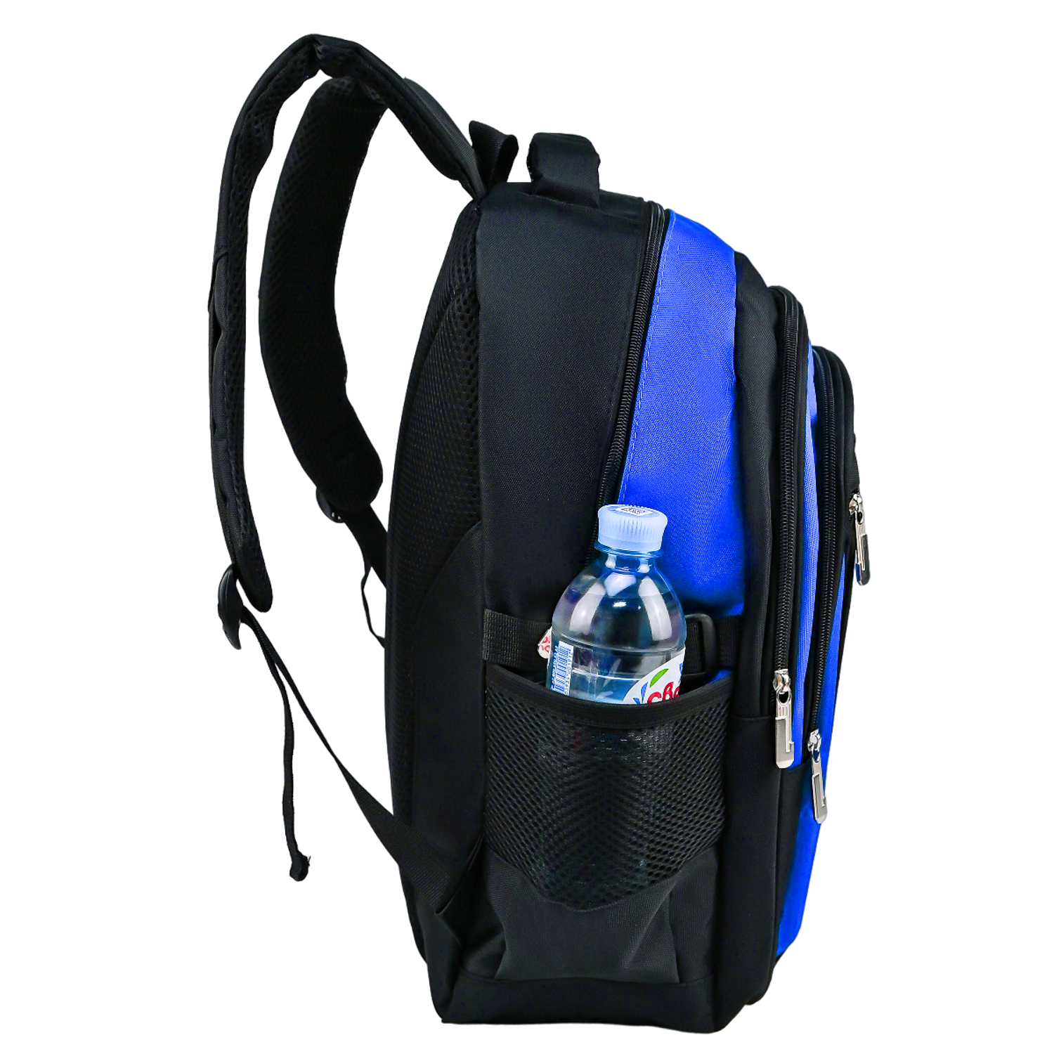 Рюкзак школьный Evoline большой черно-голубой EVOS-318 - фото 5