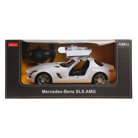 Машина Rastar РУ 1:14 Mercedes-Benz SLS Белая 47600