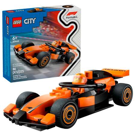 Конструктор детский LEGO City Гонщик F1