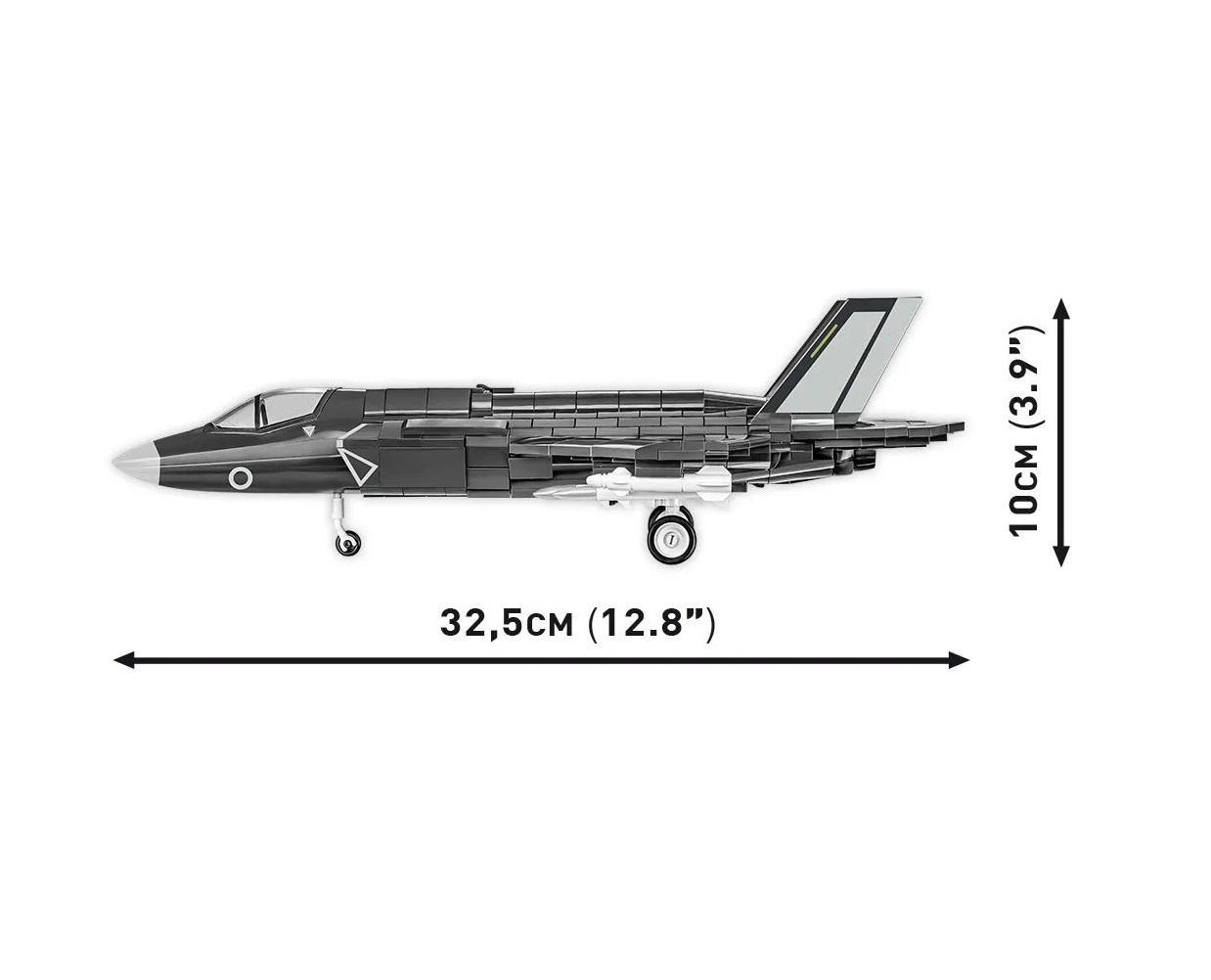 Конструктор COBI Вооруженные силы Самолет Молния F-35 Lightning II 594 деталей - фото 3