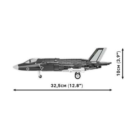 Конструктор COBI Вооруженные силы Самолет Молния F-35 Lightning II 594 деталей