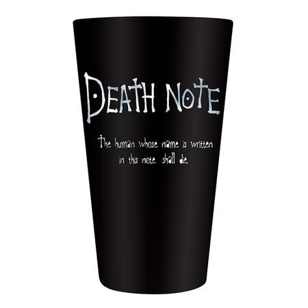 Бокал ABYStyle стеклянный Death Note Large Glass 400 ml Ryuk Matte x2 ABYVER163