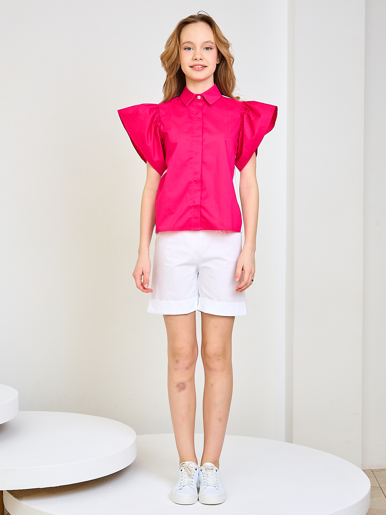 Костюм Mil Art kids 1902201539SUIT-SHORTSWHITE-RED - фото 3