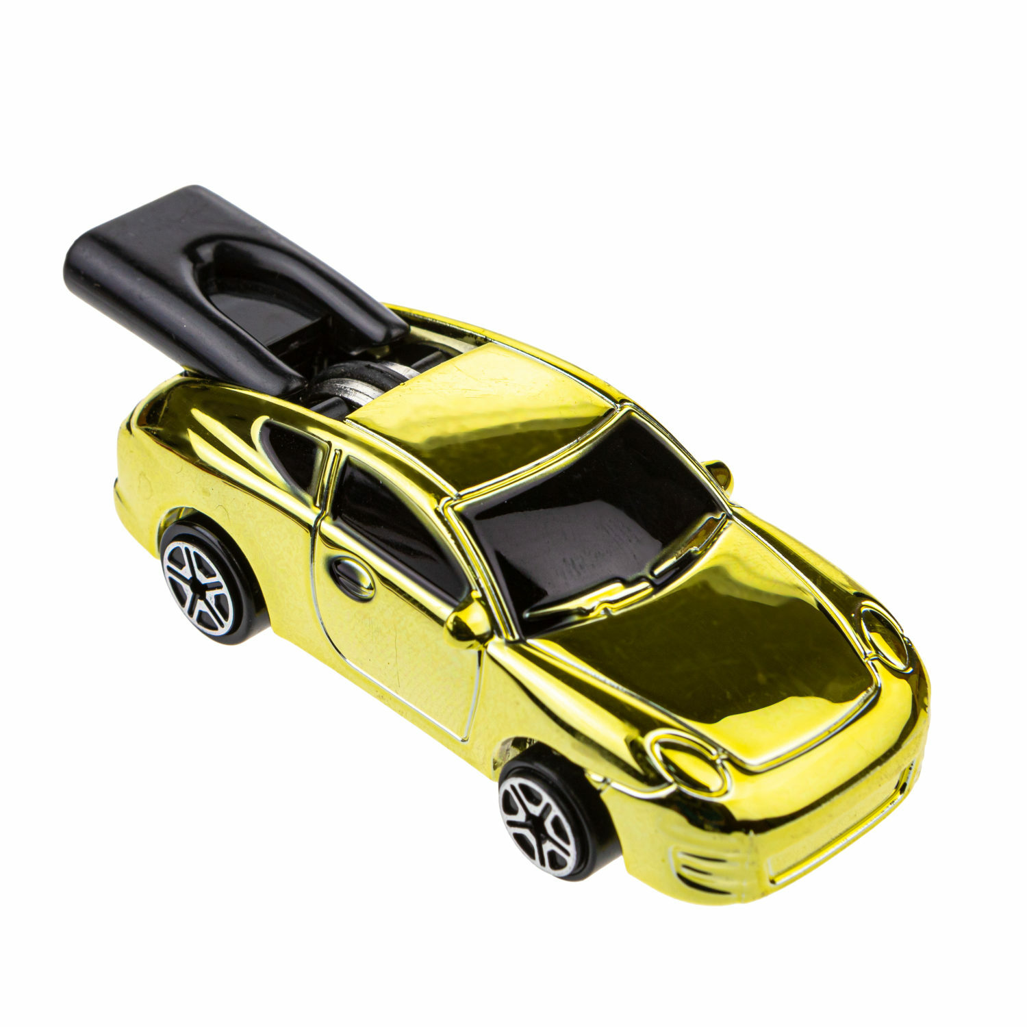 1Toy Свист-авто Машинка Жёлтая 8 см Т20974-5