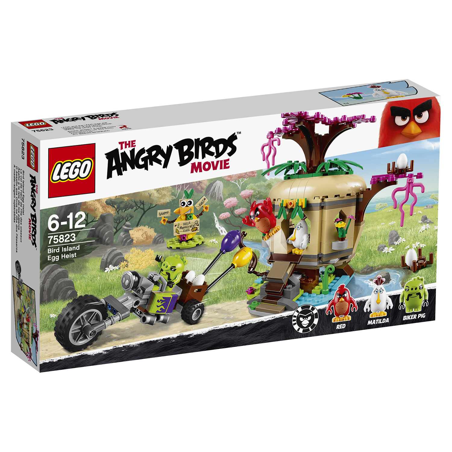 Конструктор LEGO Angry Birds Кража яиц с Птичьего острова (75823) купить по  цене 3599 ₽ в интернет-магазине Детский мир