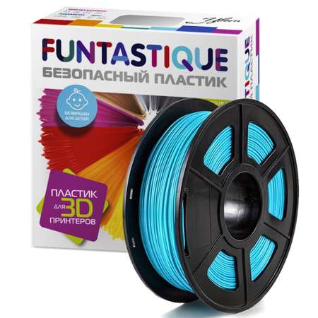 Пластик для 3D печати FUNTASTIQUE PETG 1.75 мм 1 кг цвет голубой