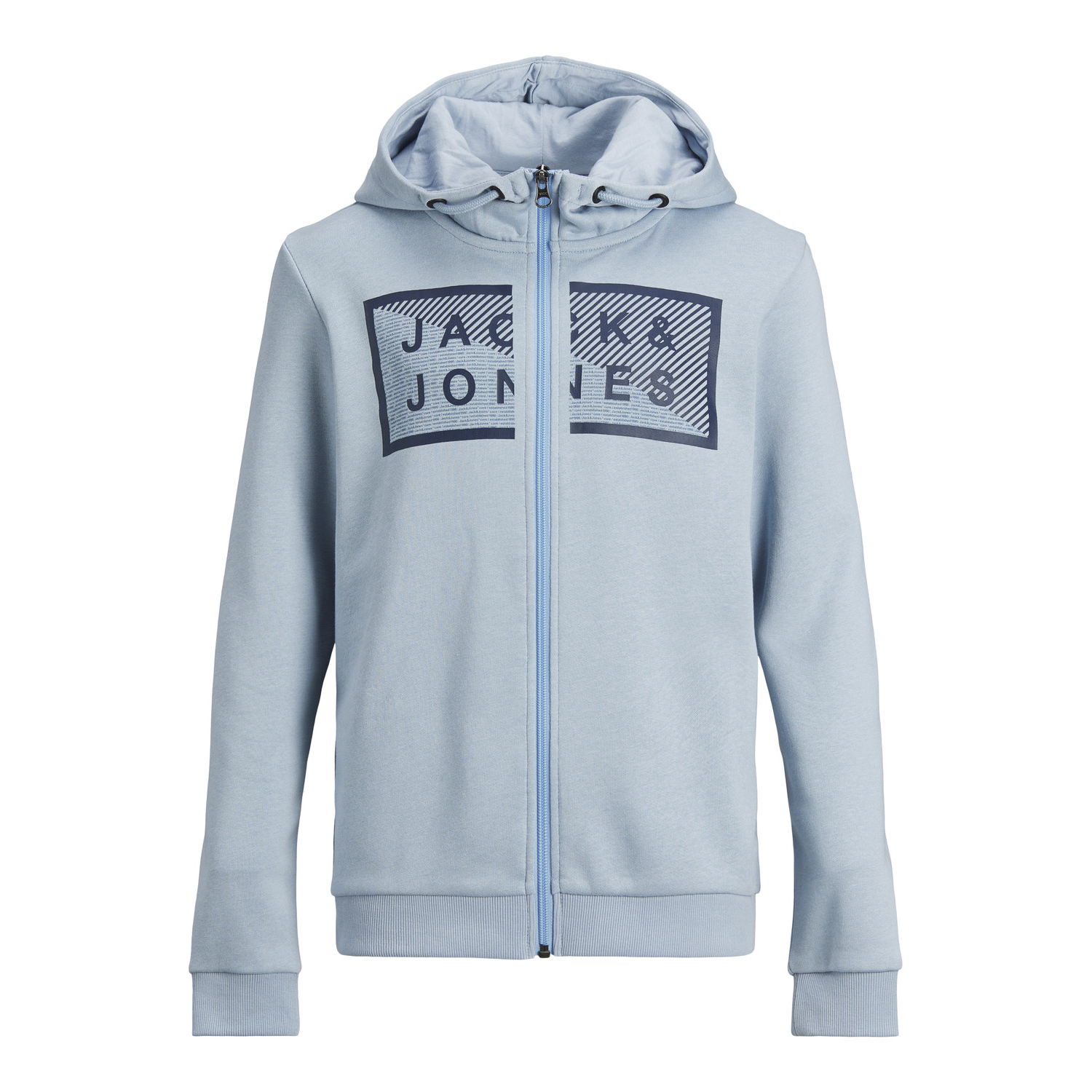 Толстовка JACK AND JONES JUNIOR 12187025/Dusty Blue - фото 1