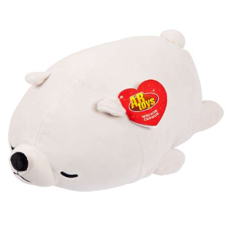 Мягкая игрушка ABtoys Super soft Медвежонок полярный