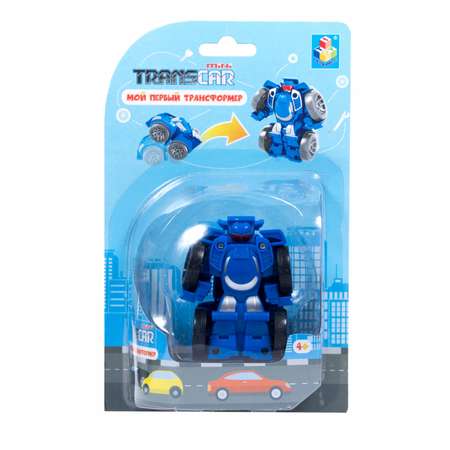 Игрушка 1TOY Мой первый трансформер Суперкар синий