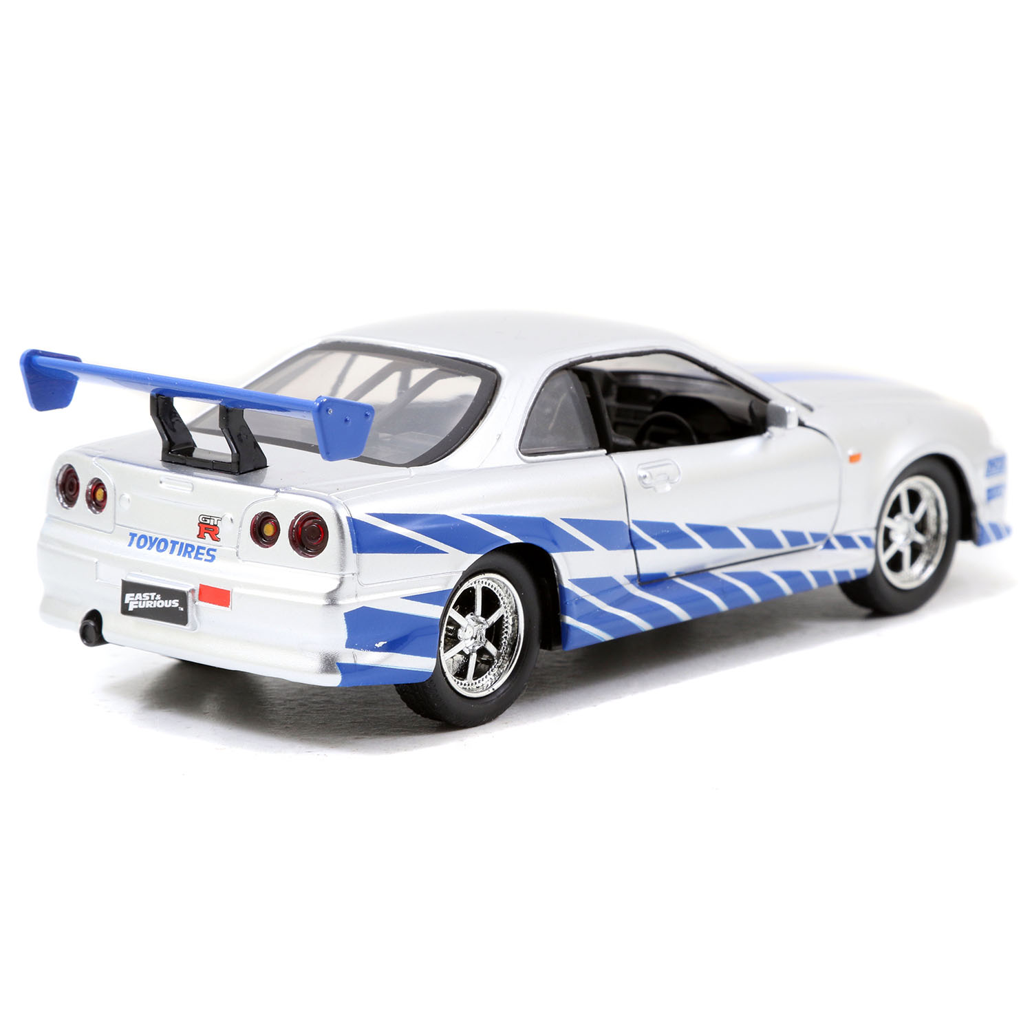 Автомобиль Jada Nissan Skyline GTR R34 1:32 ТоуR109 - фото 5