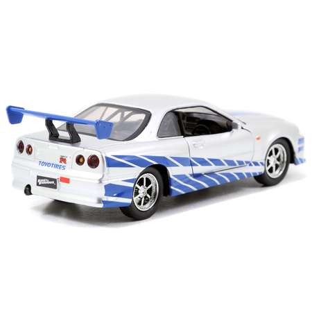 Автомобиль Jada Nissan Skyline GTR R34 1:32