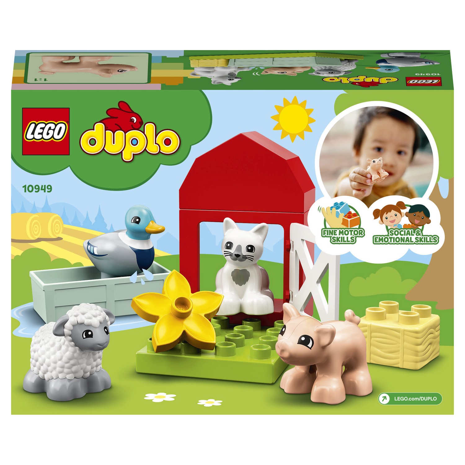 Конструктор LEGO DUPLO Town Уход за животными на ферме 10949 купить по цене  99 ₽ в интернет-магазине Детский мир