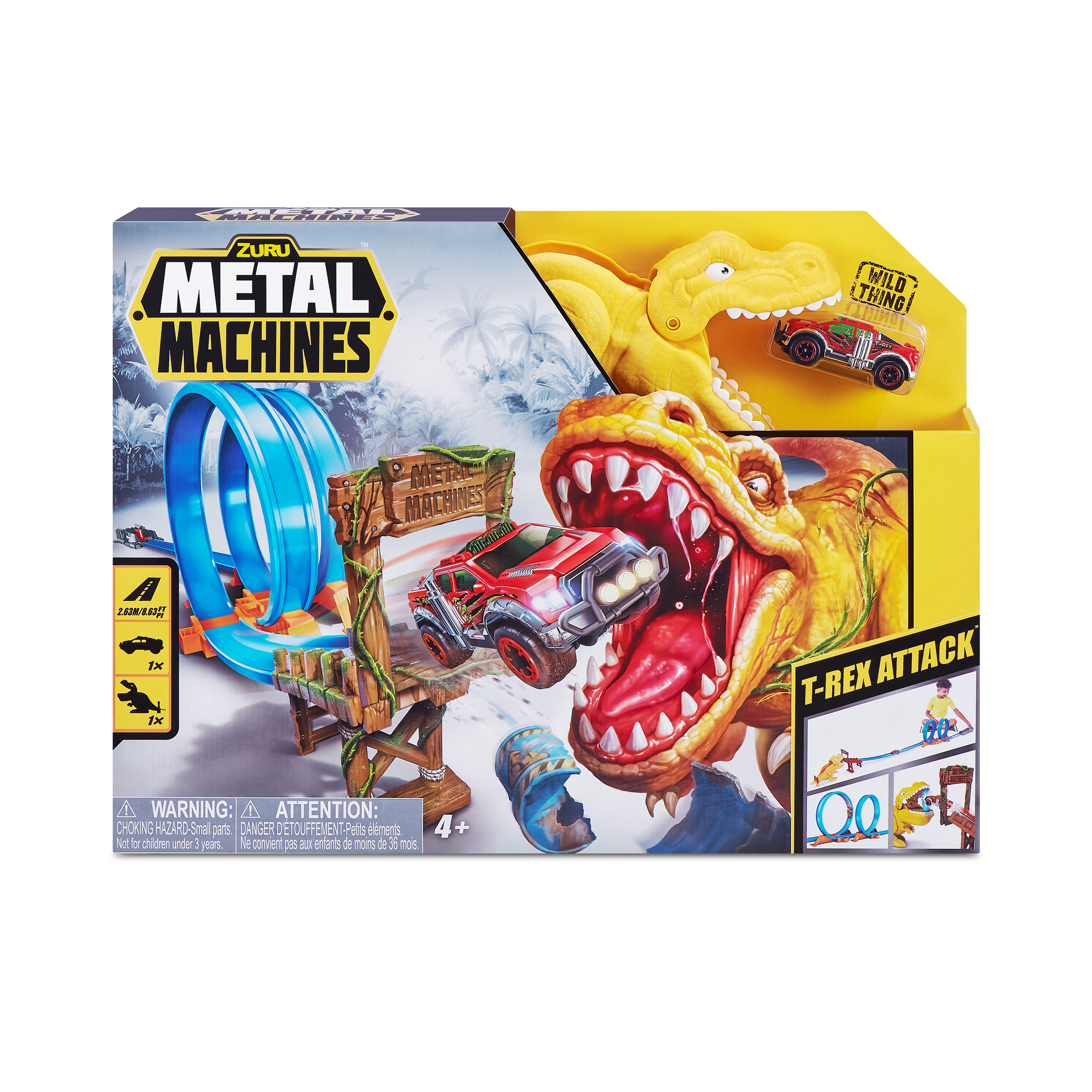 Игровой набор Metal Machines трек Динозавр с машинкой 6702 - фото 19