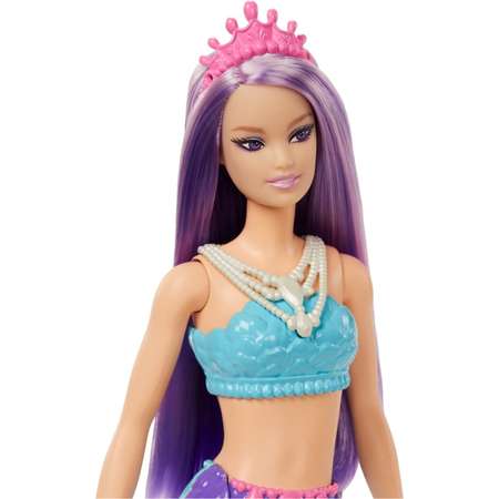 Кукла Barbie Dreamtopia Mermaid Русалка c фиолетовыми волосами HGR10