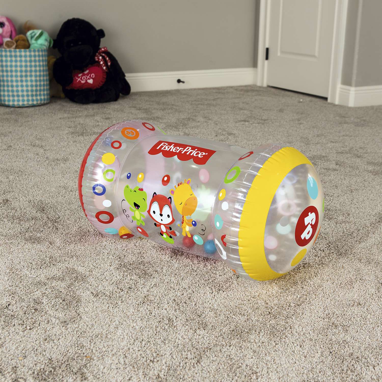 Надувной валик Bestway Fisher Price 64х33х33 см - фото 3