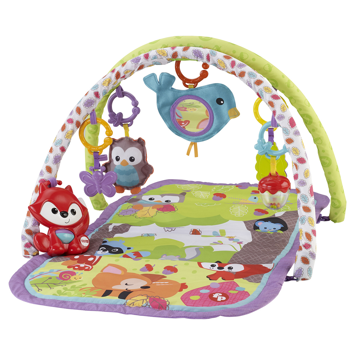 Коврик развивающий Fisher Price Друзья тропического леса 3в1 CDN47 - фото 1