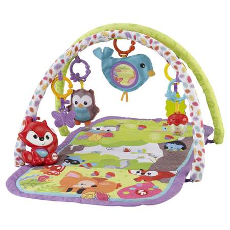 Коврик развивающий Fisher Price Друзья тропического леса 3в1 CDN47