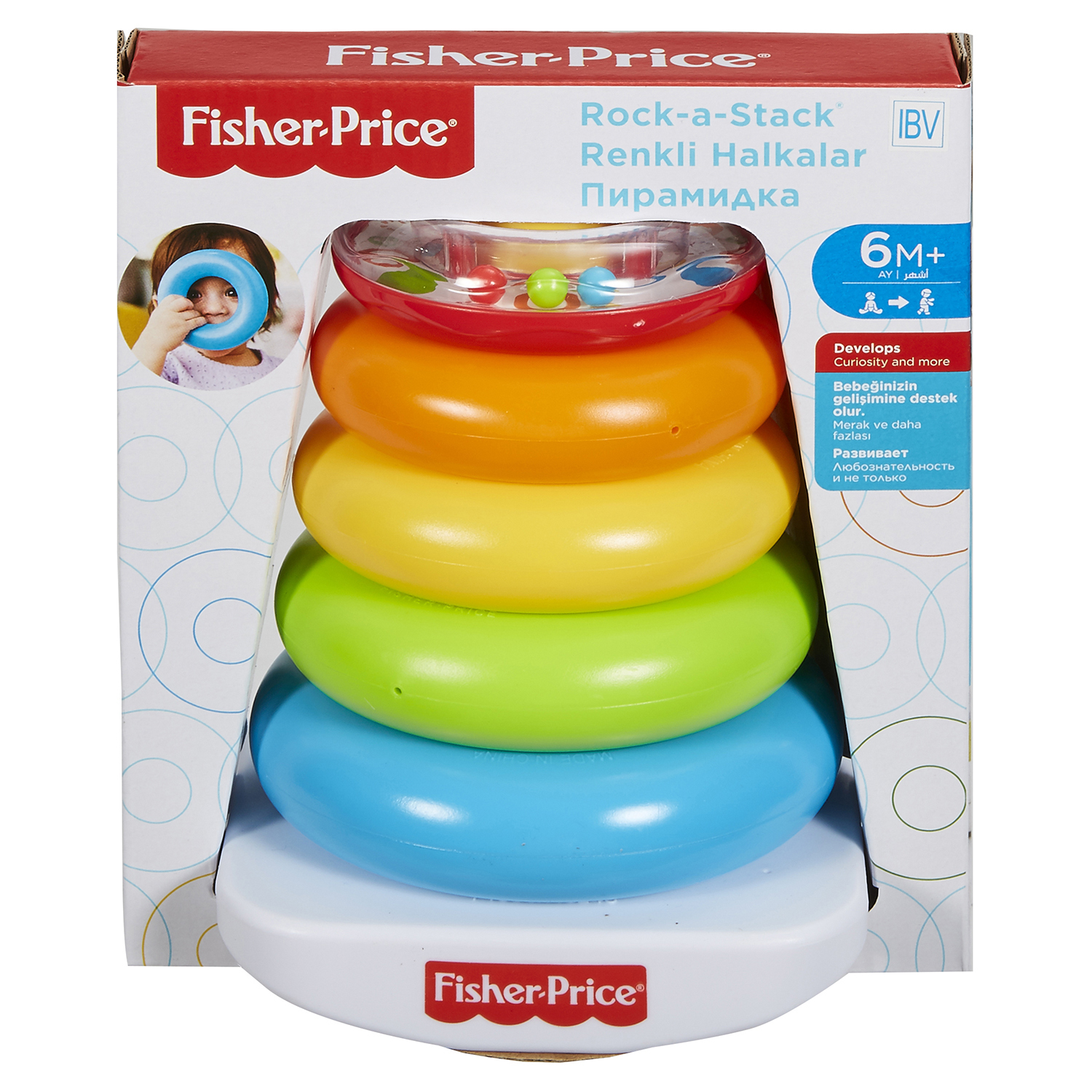 Пирамидка Fisher Price Rock-a-Stack - фото 2