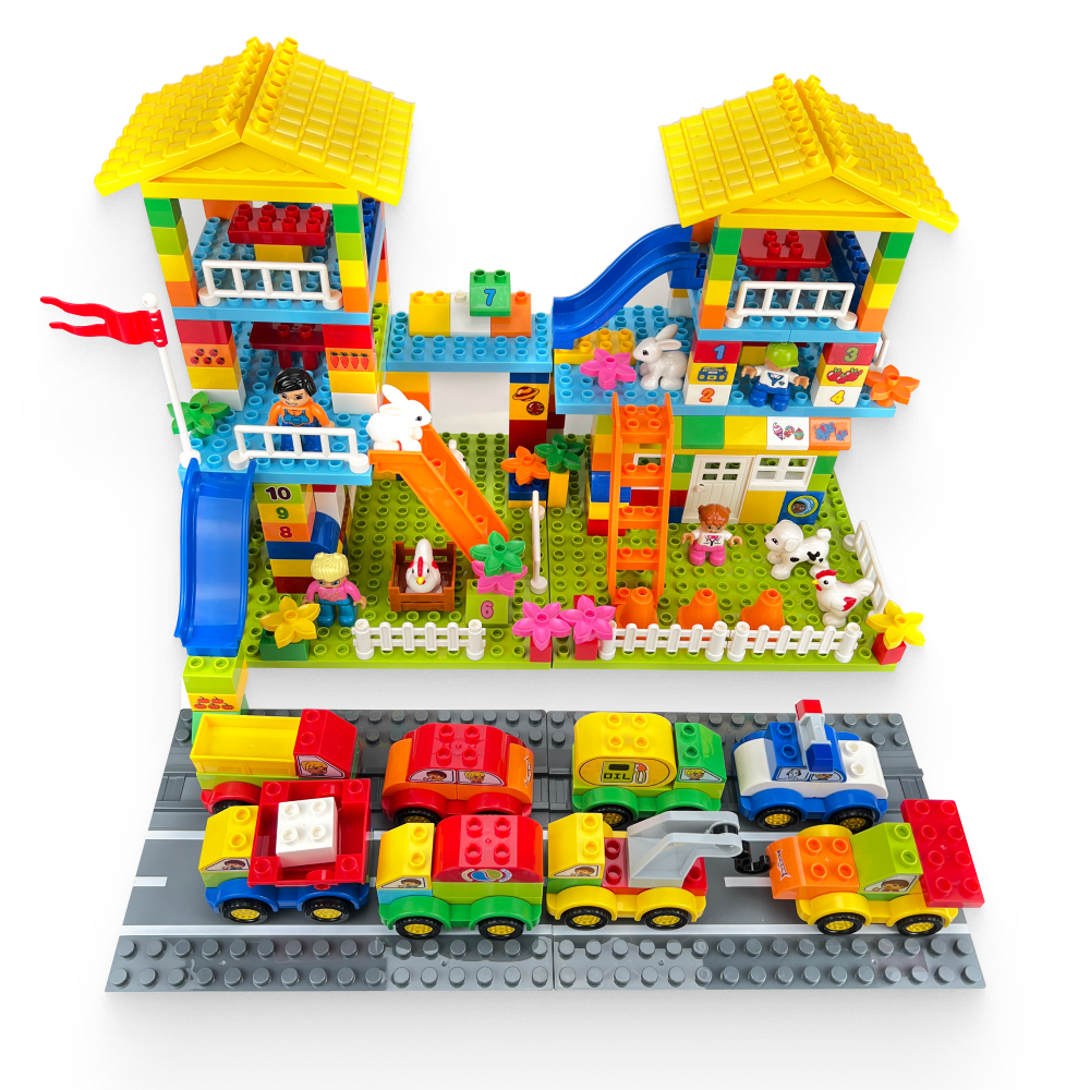 Игрушка LX Конструктор Duplo Городская суета 361 деталь - фото 2