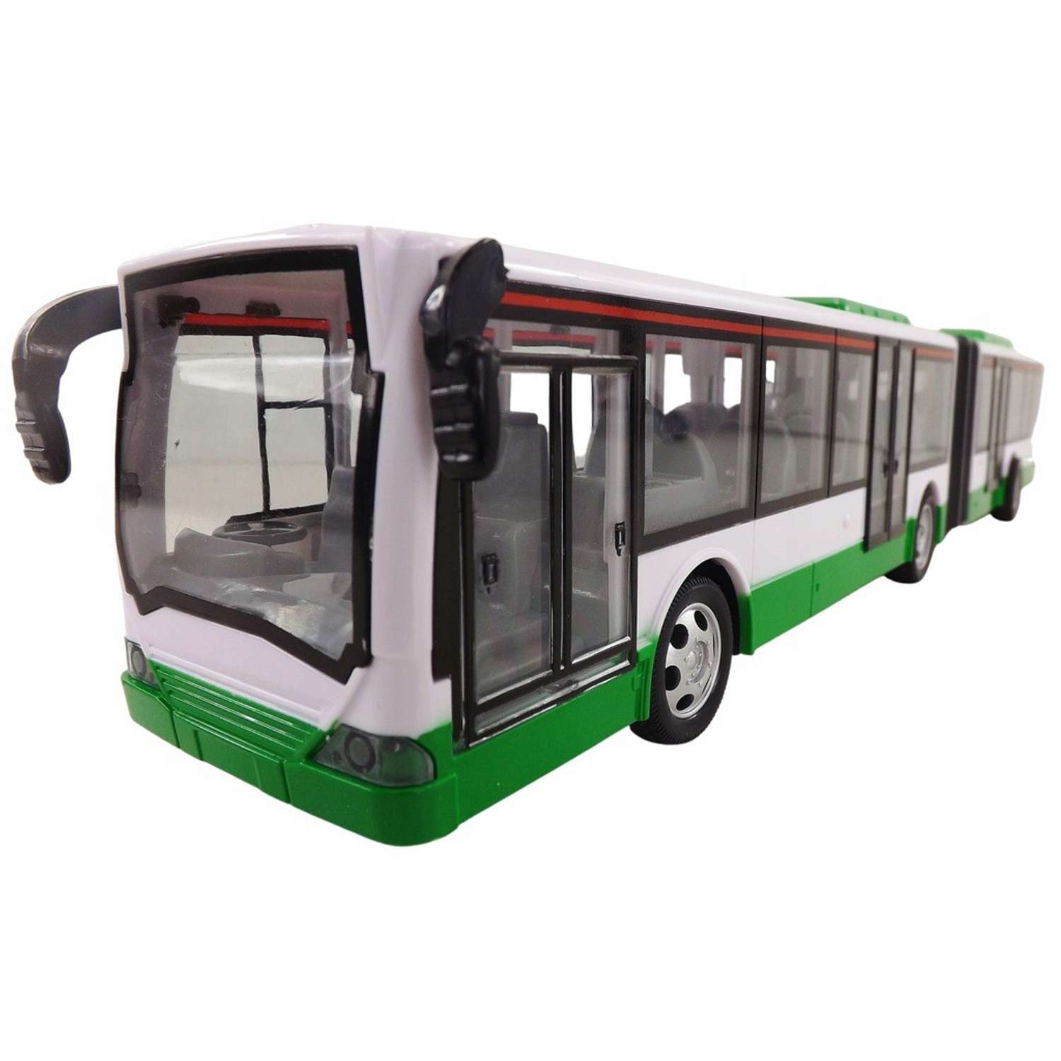 Радиоуправляемый пассажирский HuangBo Toys автобус гармошка - фото 1