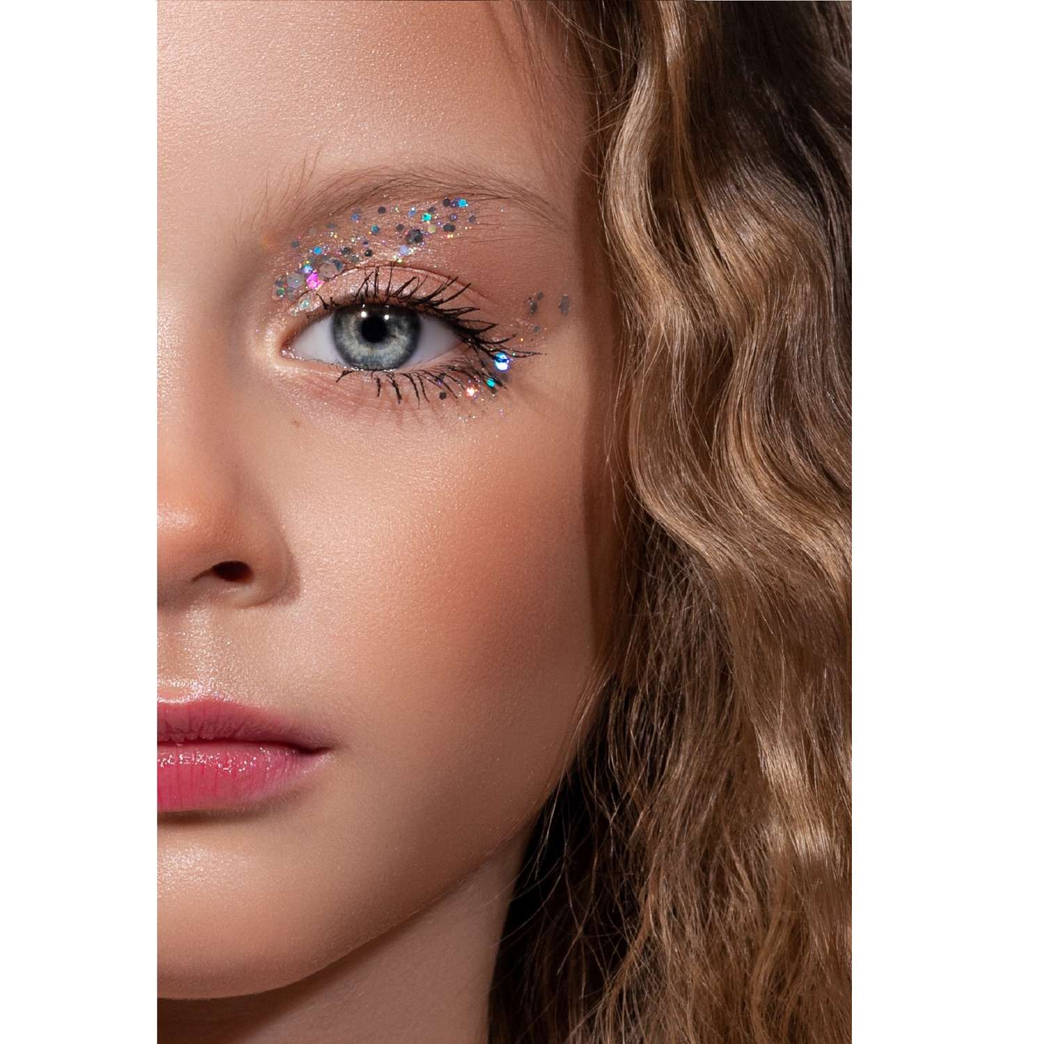 Детская косметика для девочек Barbie Блеск для лица Серебро - фото 3