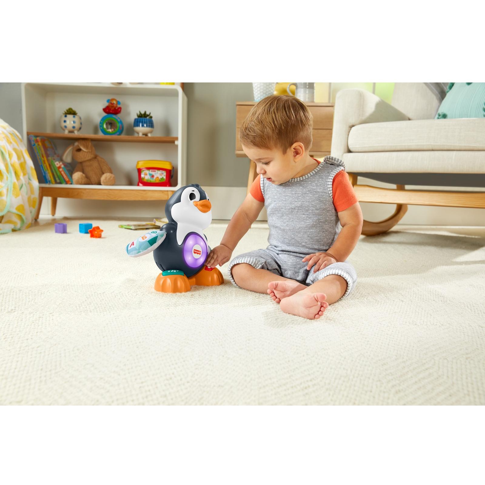 Игрушка Fisher Price Линкималс Пингвин музыкальный для малышей развивающая HCJ49 - фото 13