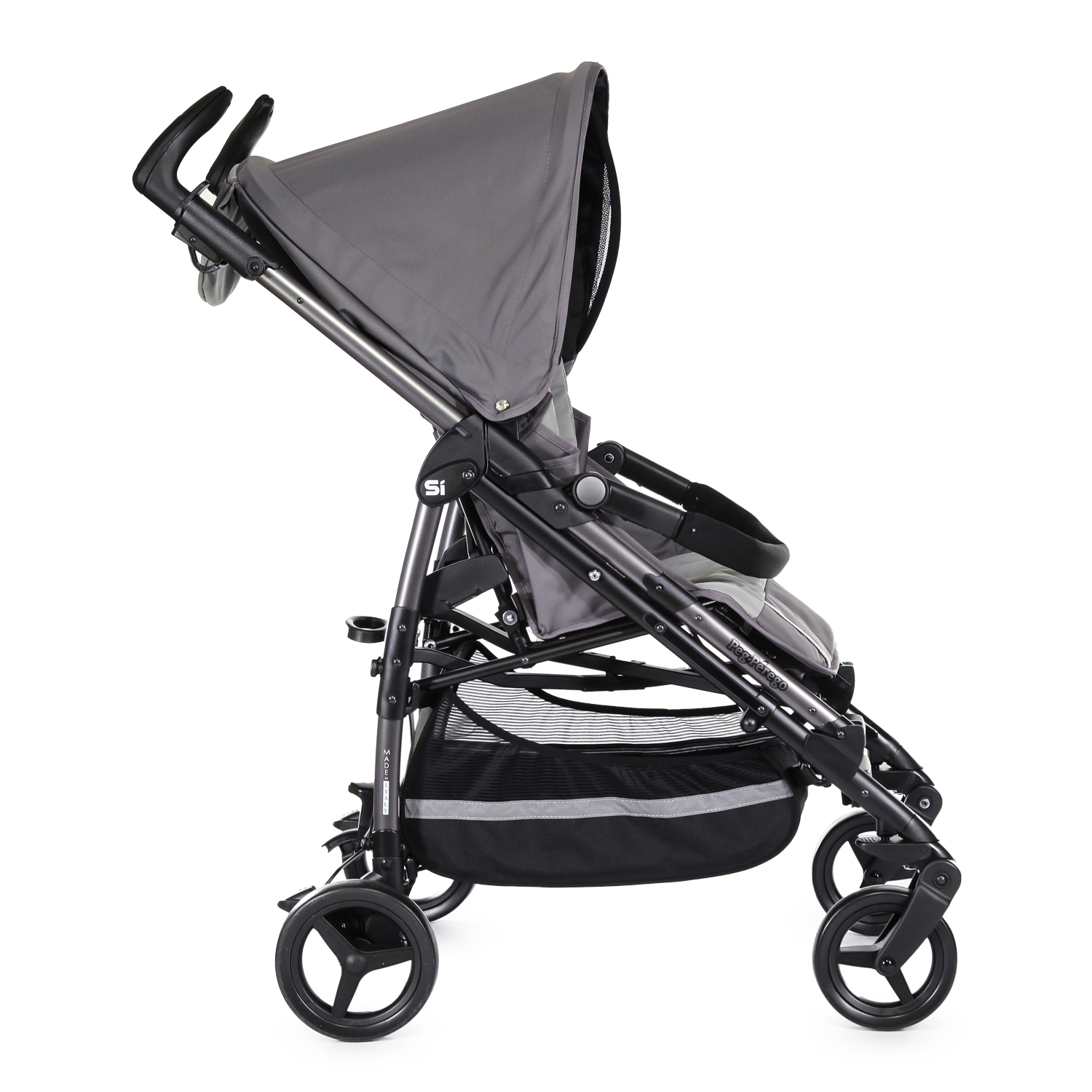 Коляска прогулочная Peg-Perego Si Classic Grey - фото 7