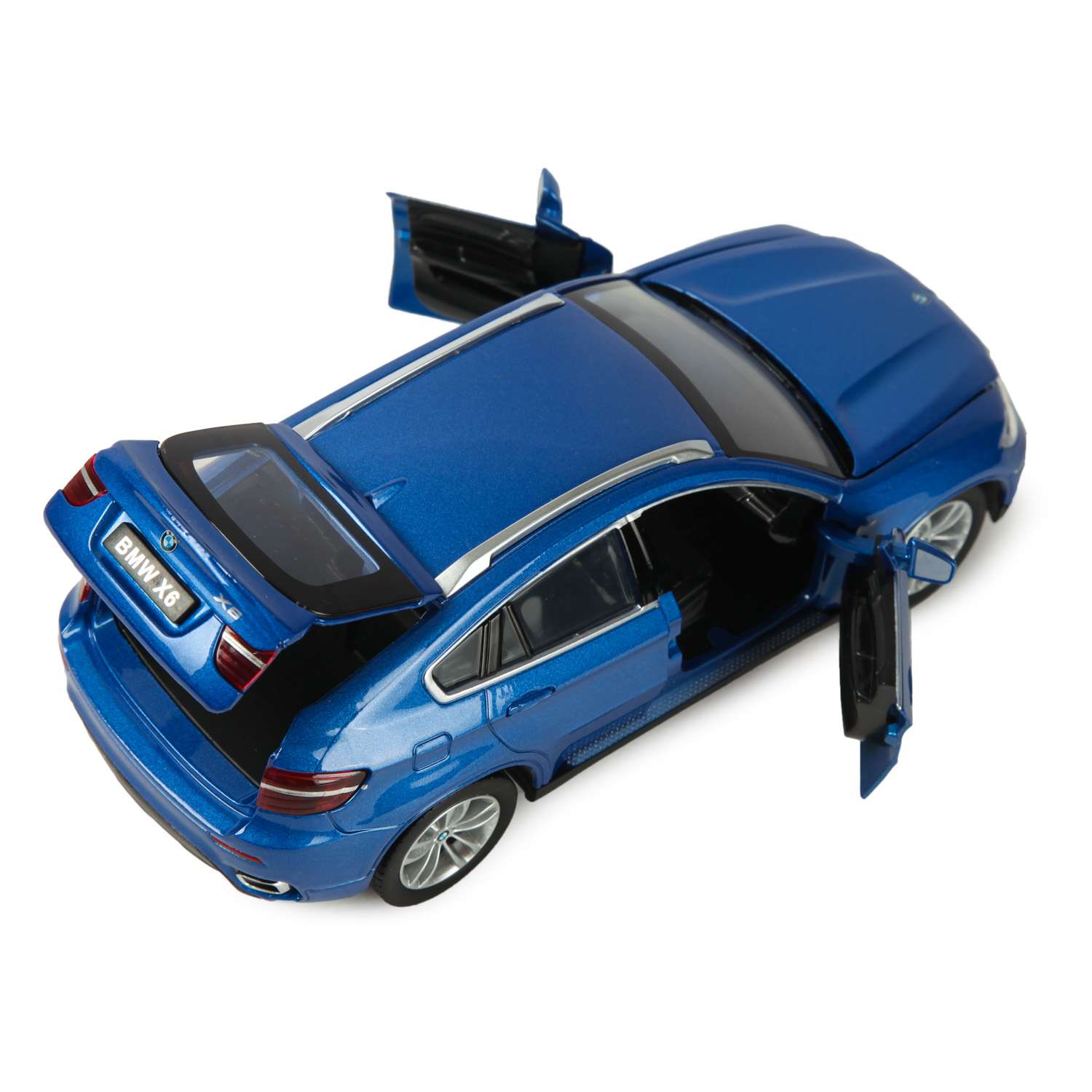 Машинка Mobicaro 1:26 BMW X6 Синяя 68250A 68250A - фото 7