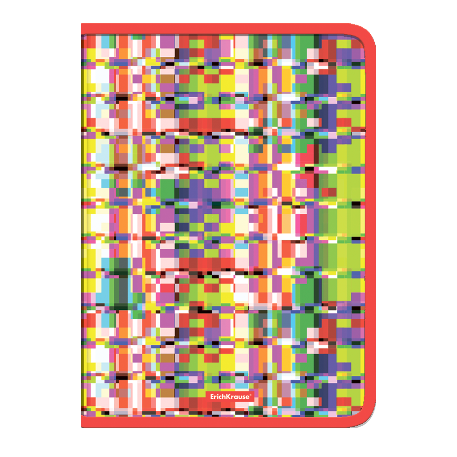 Папка для тетрадей ErichKrause Random Tetris на молнии пластиковая А4 52834 - фото 1