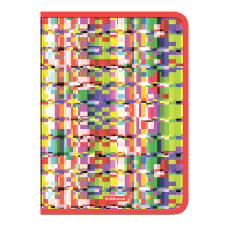 Папка для тетрадей ErichKrause Random Tetris на молнии пластиковая А4 52834