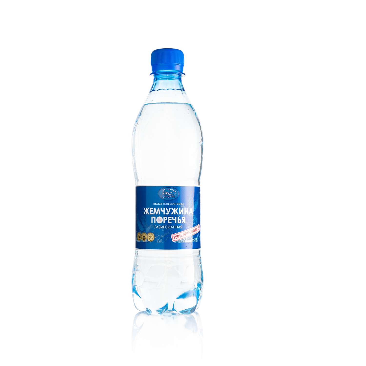 Вода питьевая Жемчужина Поречья газированная 0.5л - фото 1