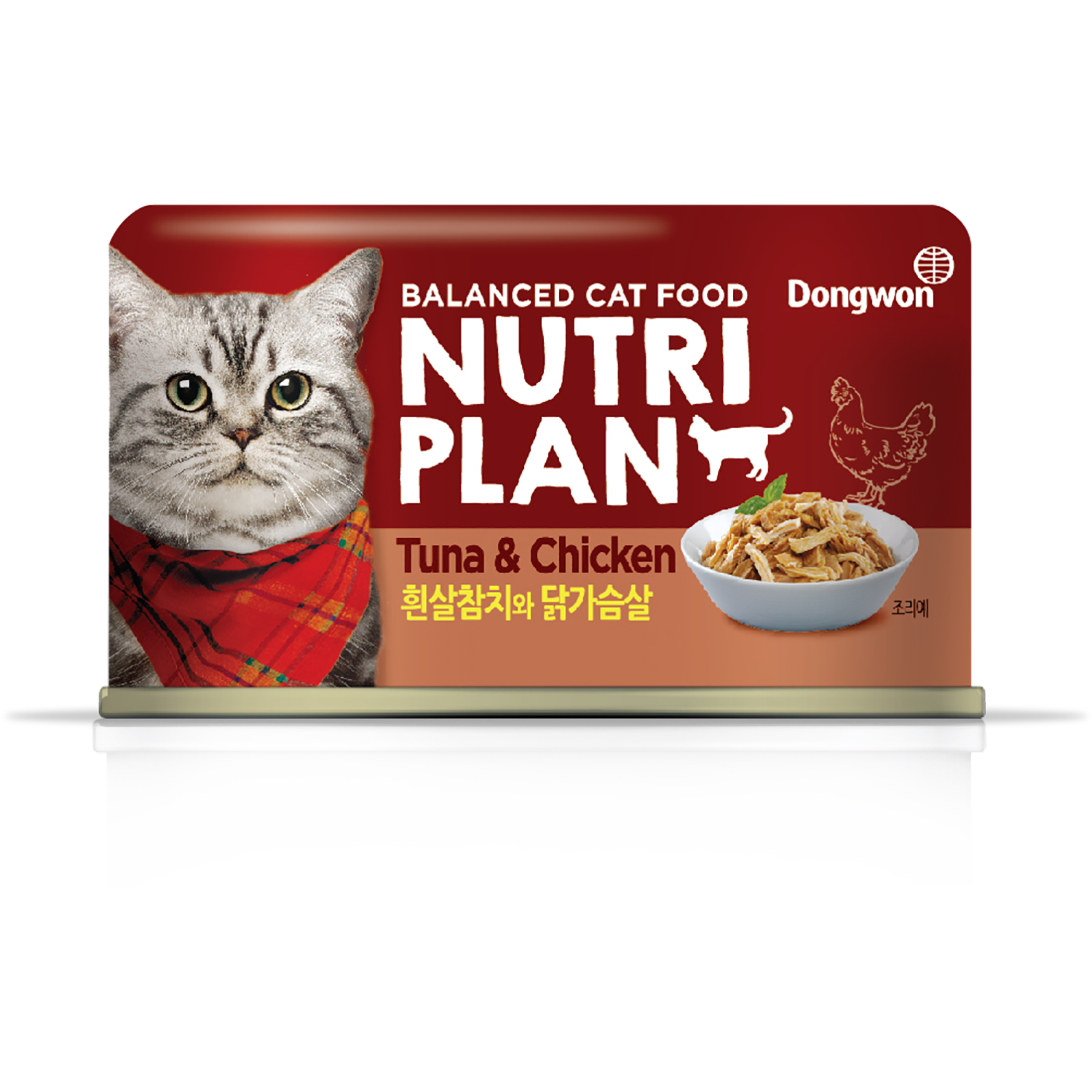 Влажный корм для кошек Nutri Plan 0.16 кг тунец, курица (полнорационный) - фото 1