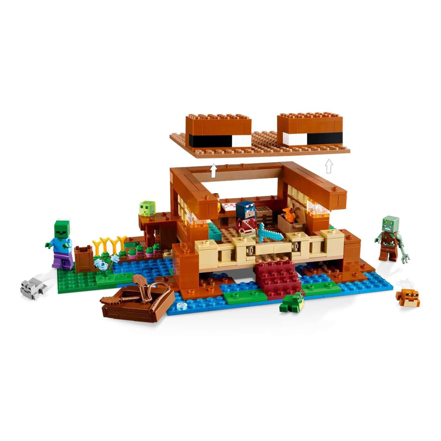 Конструктор LEGO Minecraft Лягушачий дом 21256 - фото 2