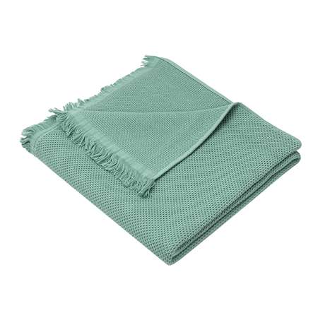 Вафельное полотенце BRAVO Сауна 100х150 зеленый
