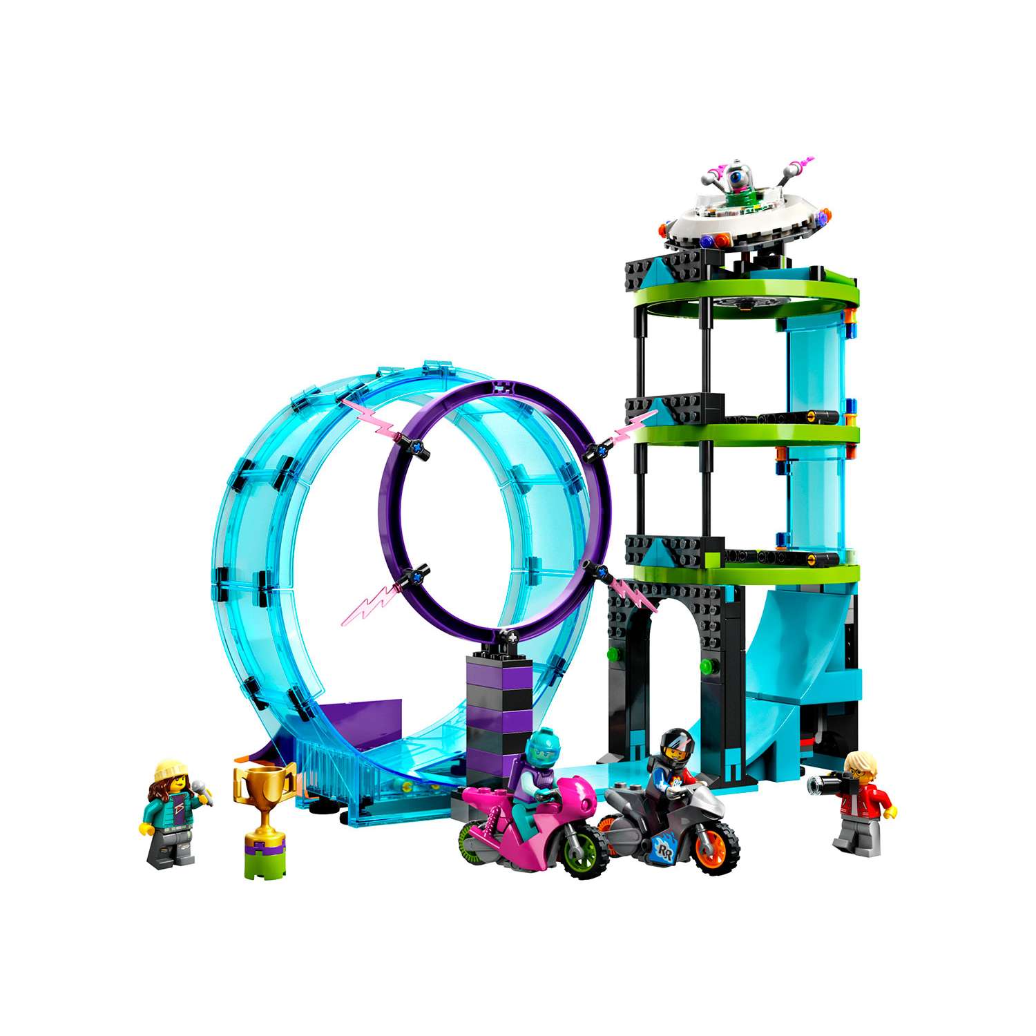 Конструктор детский LEGO City Stuntz Главное каскадерское испытание 60361 - фото 11