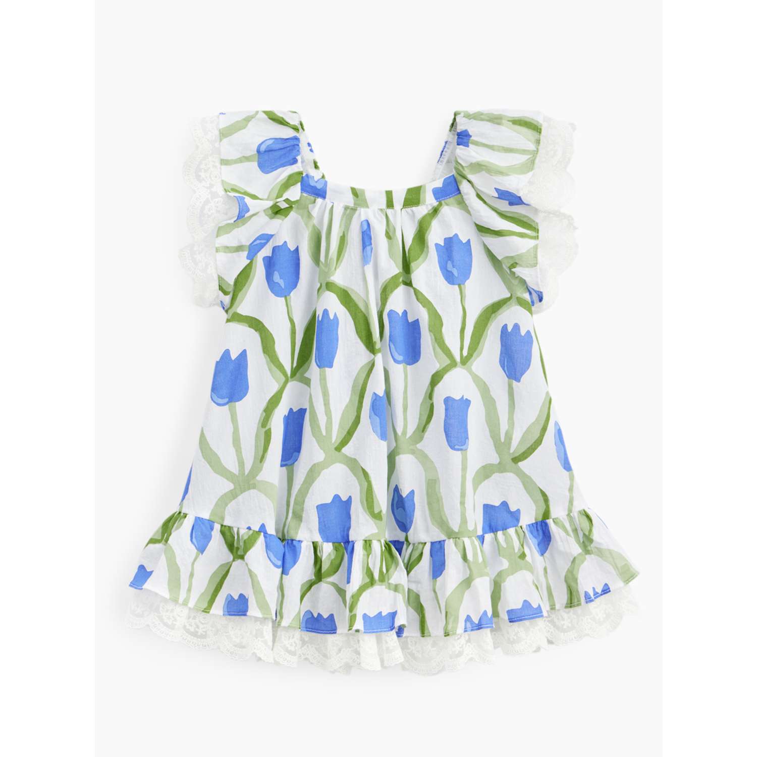 Платье Happy Baby 88189_blue-flower - фото 1