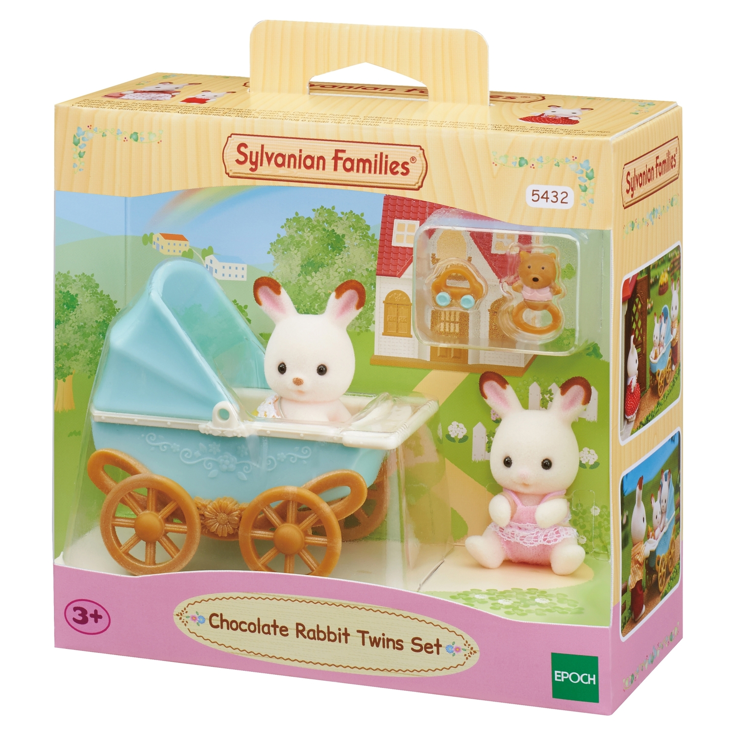 Набор Sylvanian Families Двойняшки в коляске 5432