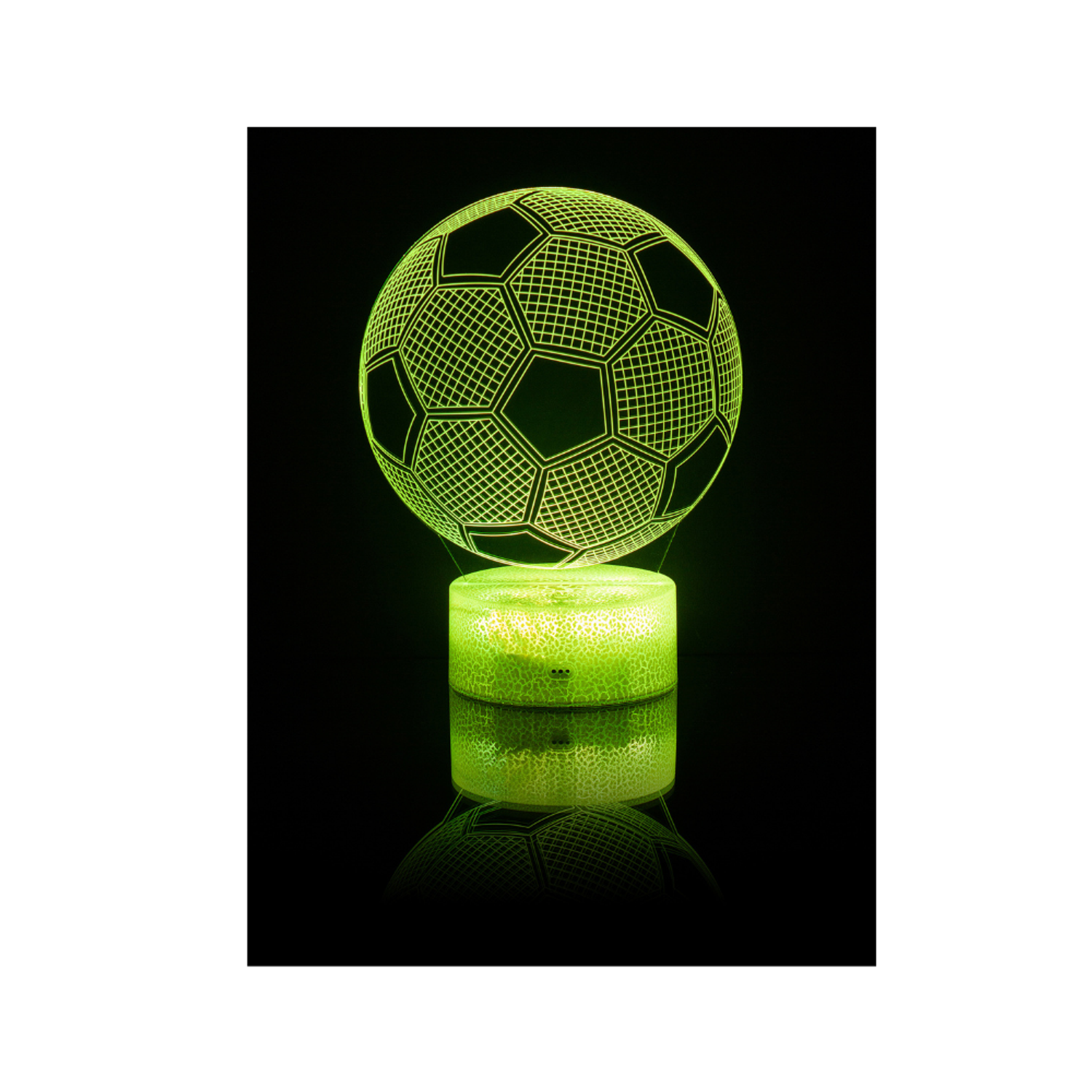 Детский 3d ночник - проектор NRAVIZA Детям Футбольный мяч с пультом управления на батарейках - фото 2