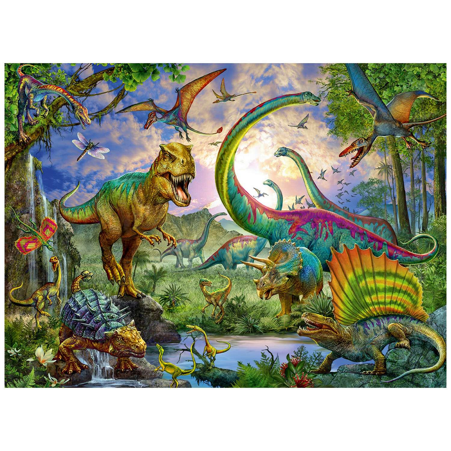 Пазл Ravensburger Мир динозавров 200элементов 12718 - фото 2