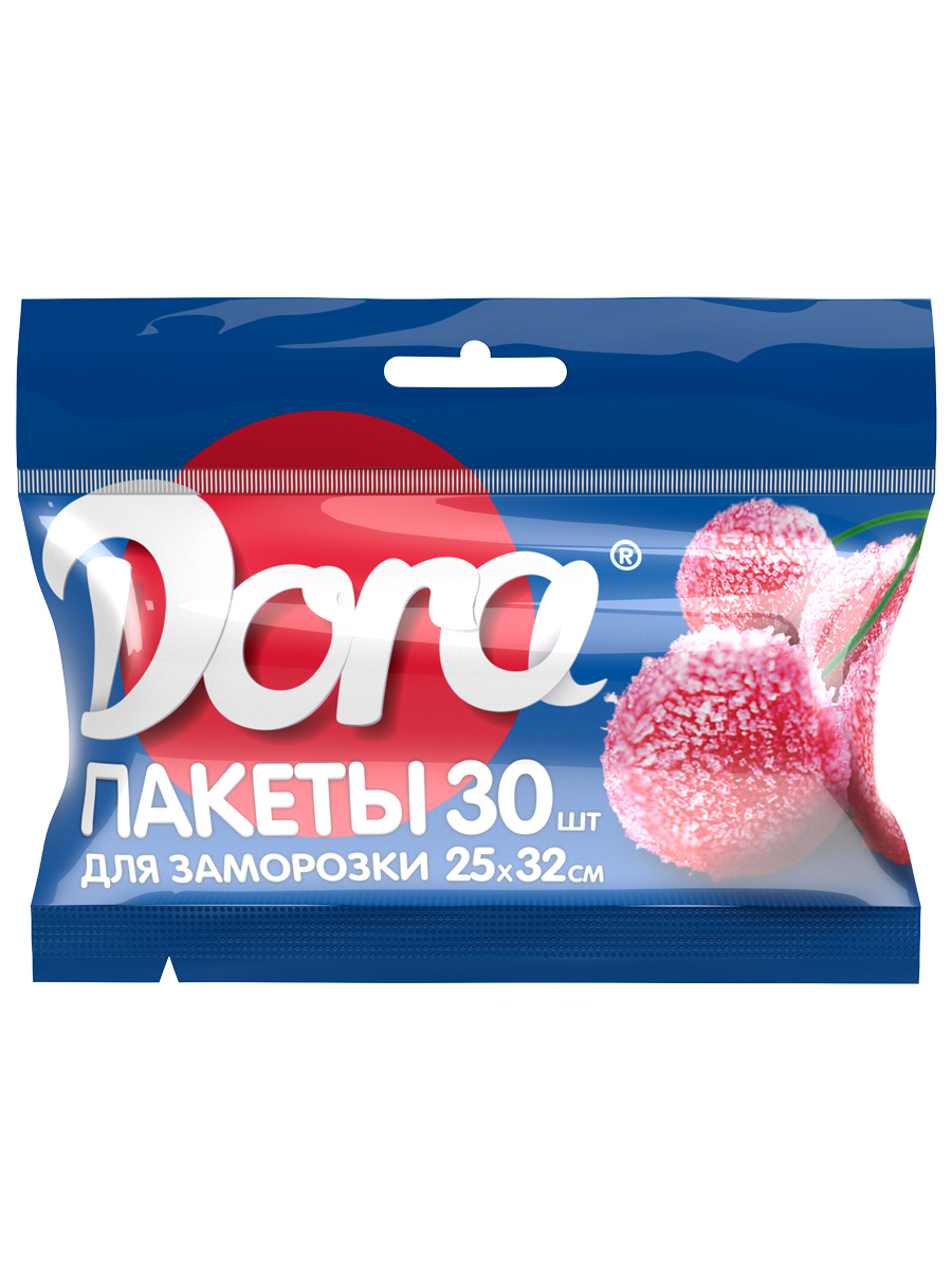 Пакеты для заморозки DORA 25х32 см 30 штук - фото 1