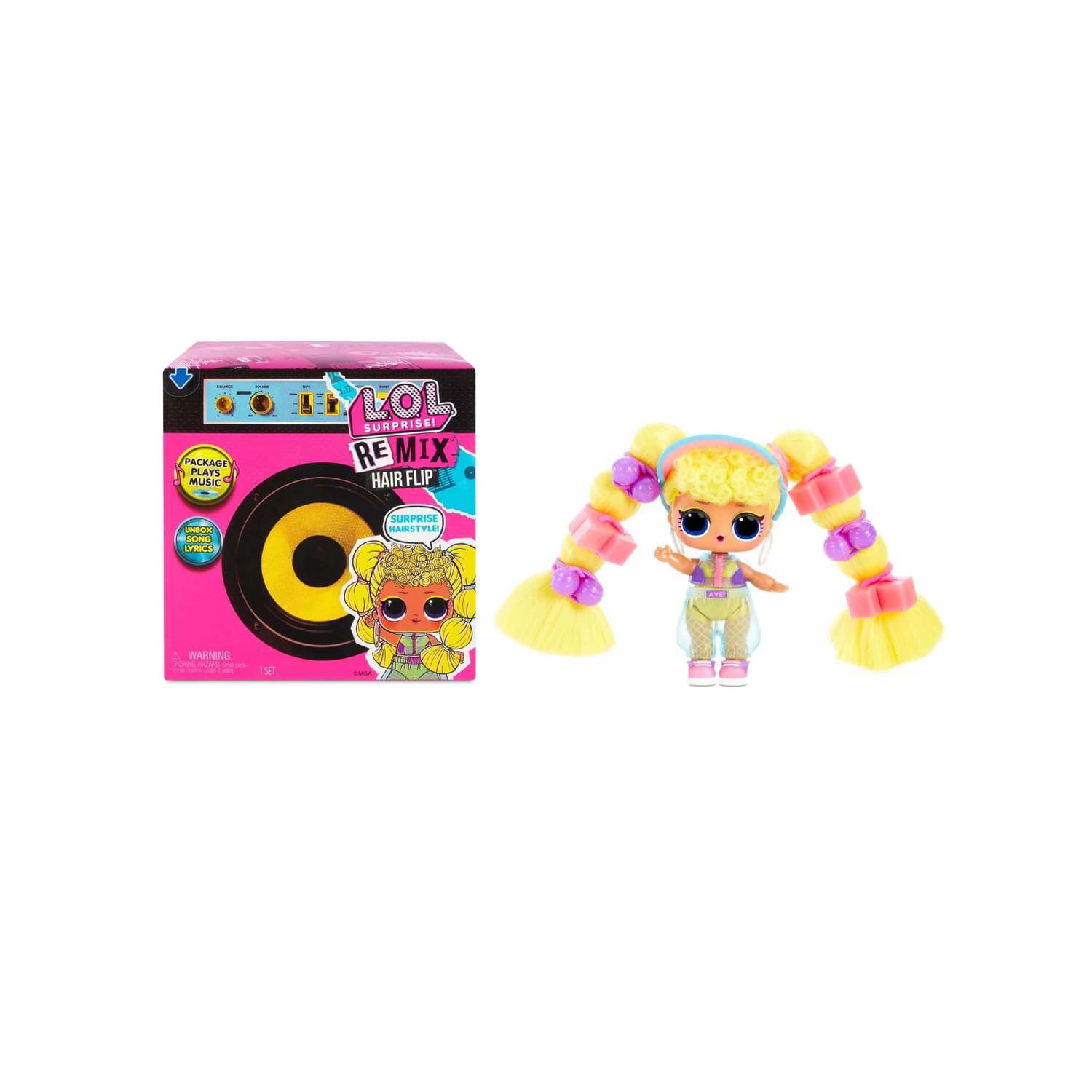 Игровой набор с куклой L.O.L. Surprise! Remix - Hair Flip 566977 00-00015539 - фото 1