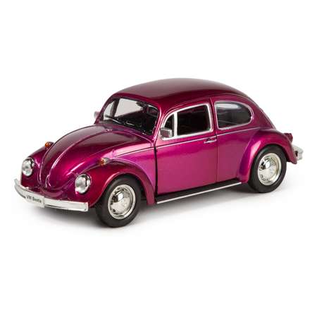 Машина Mobicaro 1967 Volkswagen Beetle 1:32 Фиолетовый