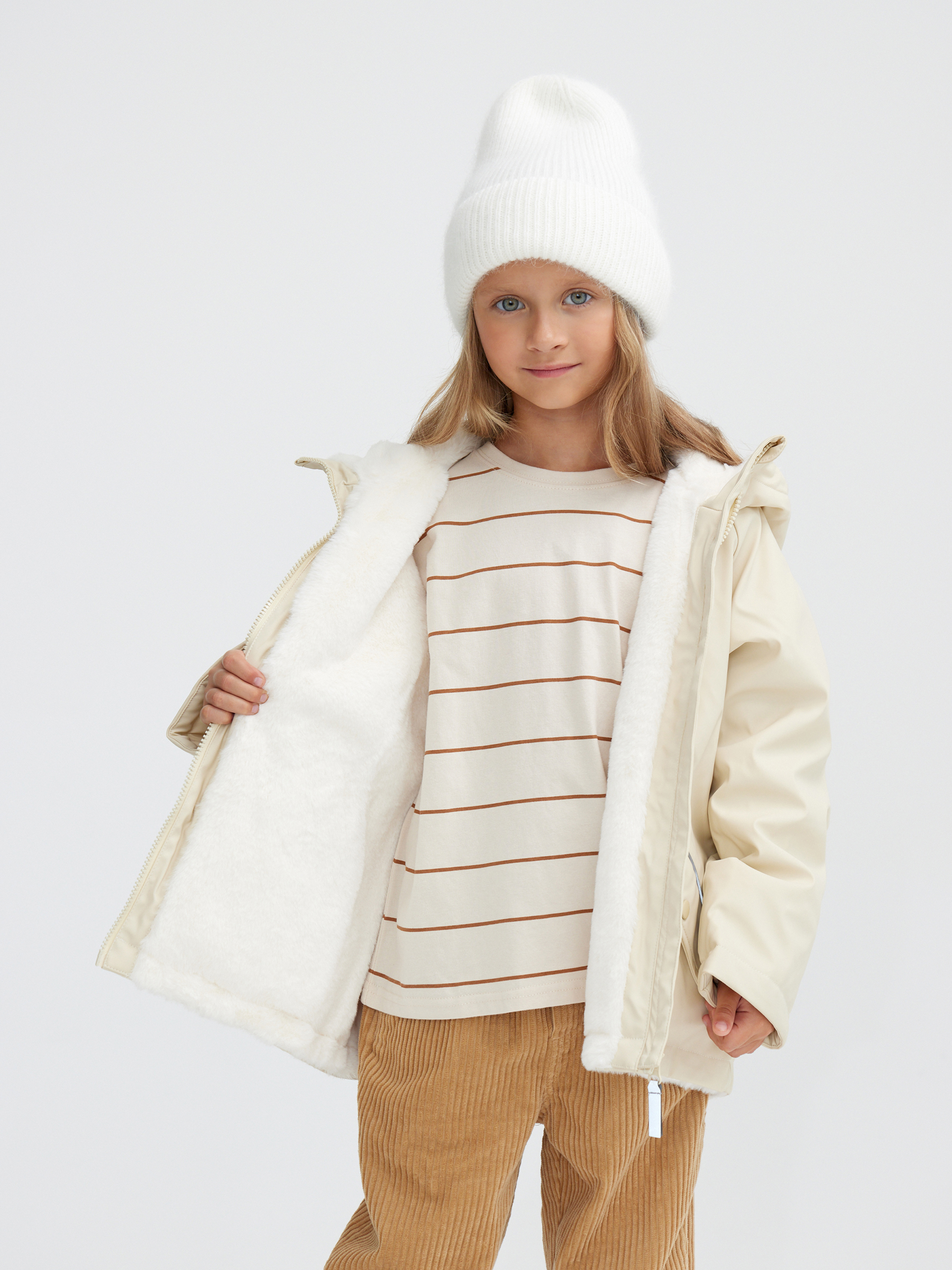 Куртка Totti Kids AW23TKG011/Куртка-дождевик/Кремовый - фото 9