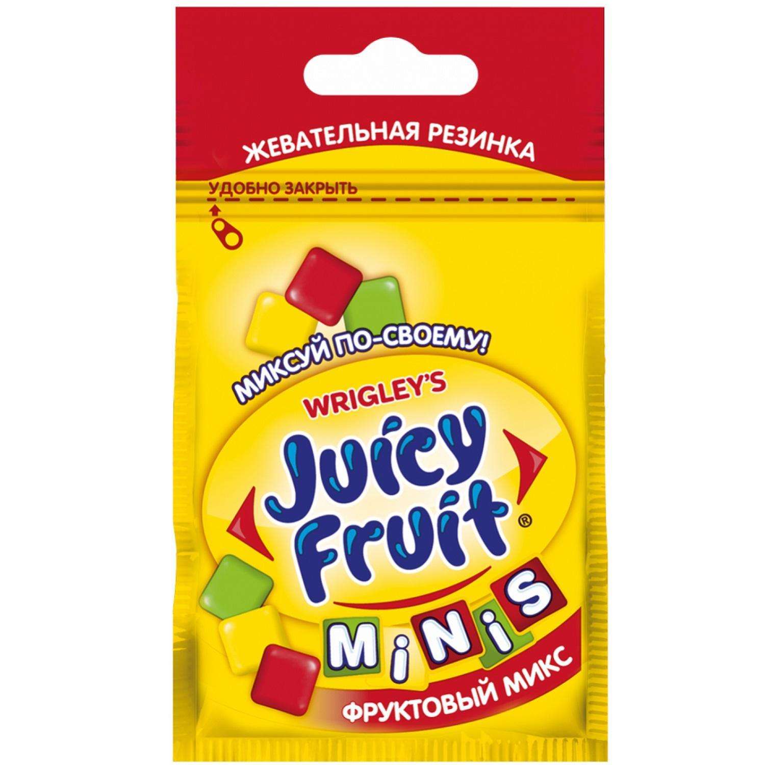 Резинка жевательная Juicy Fruit Фрукт Микс 16г - фото 1