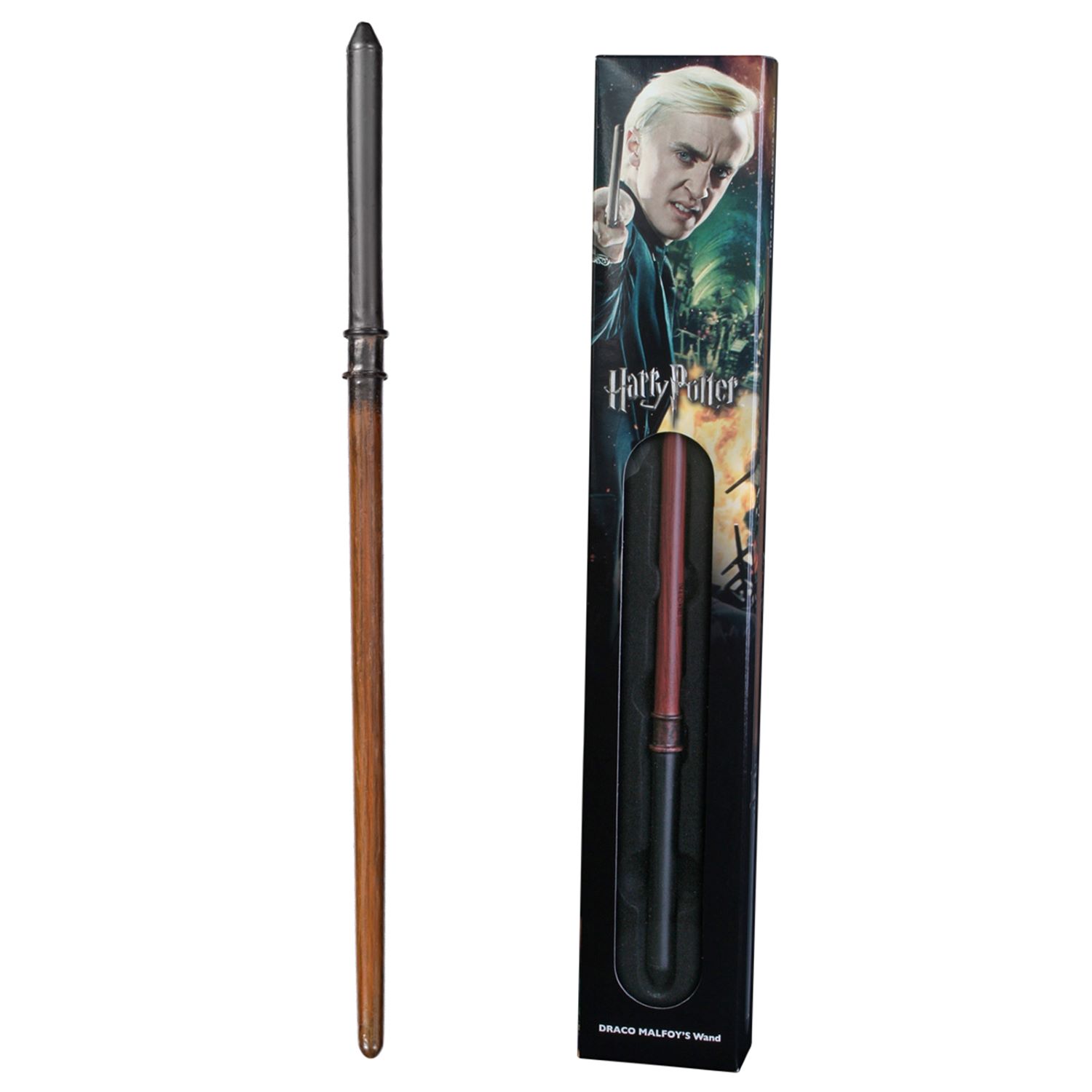 Волшебная палочка Harry Potter Драко Малфой 34 см - premium series - фото 1