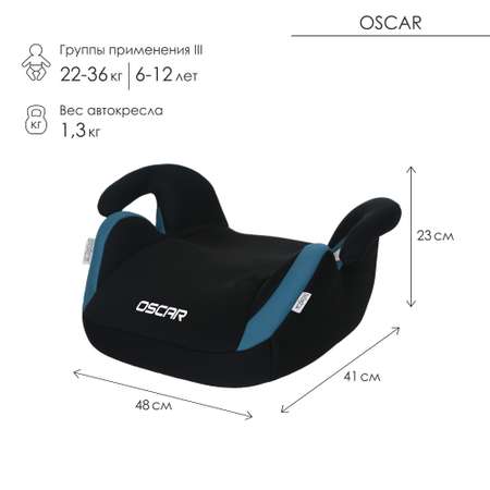 Автокресло Babyton Oscar Dark Turquoise 3 (22-36 кг)