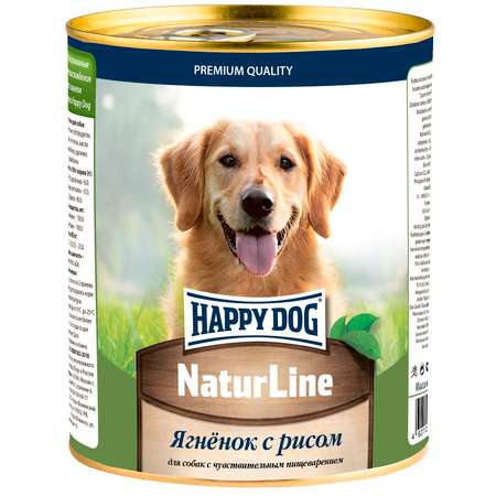 Корм для собак Happy Dog ягненок с рисом 970г